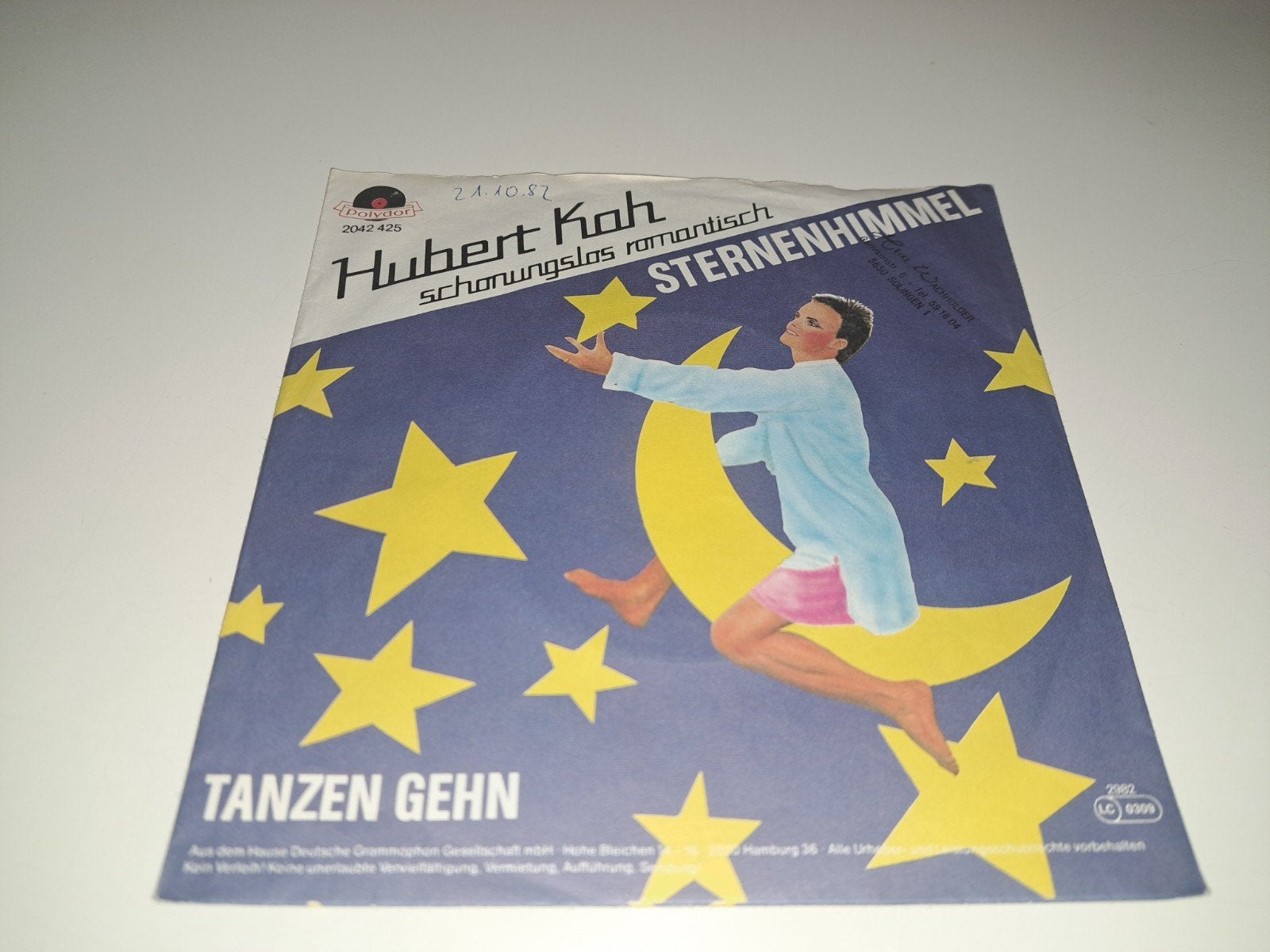 7" Hubert Koh : Sternenhimmel, Verzenden, Gebruikt, Nederlandstalig