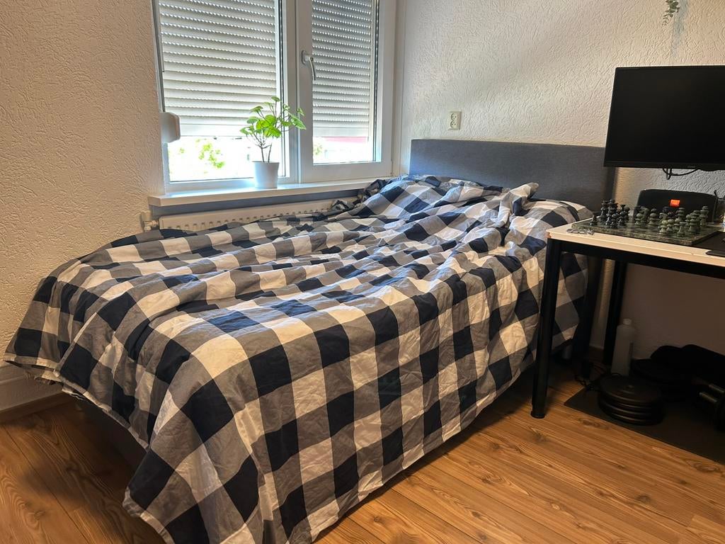 Boxspring, Huis en Inrichting, Slaapkamer | Bedden, Ophalen of Verzenden, Zo goed als nieuw, Twijfelaar, 120 cm
