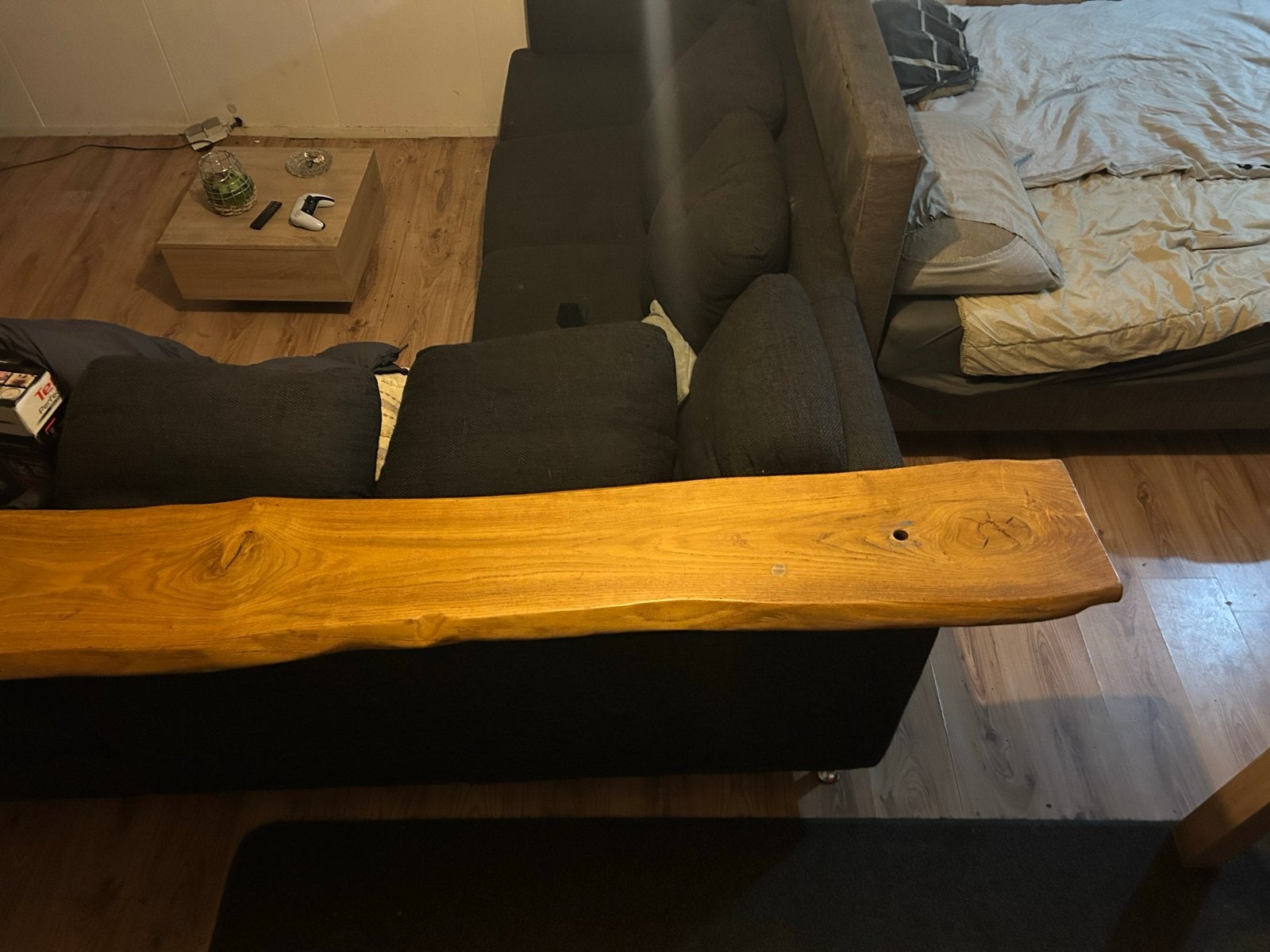 Unieke hardhouten plank voor diverse toepassingen, Doe-het-zelf en Verbouw, Gebruikt, 250 tot 300 cm, Plank, 50 mm of meer