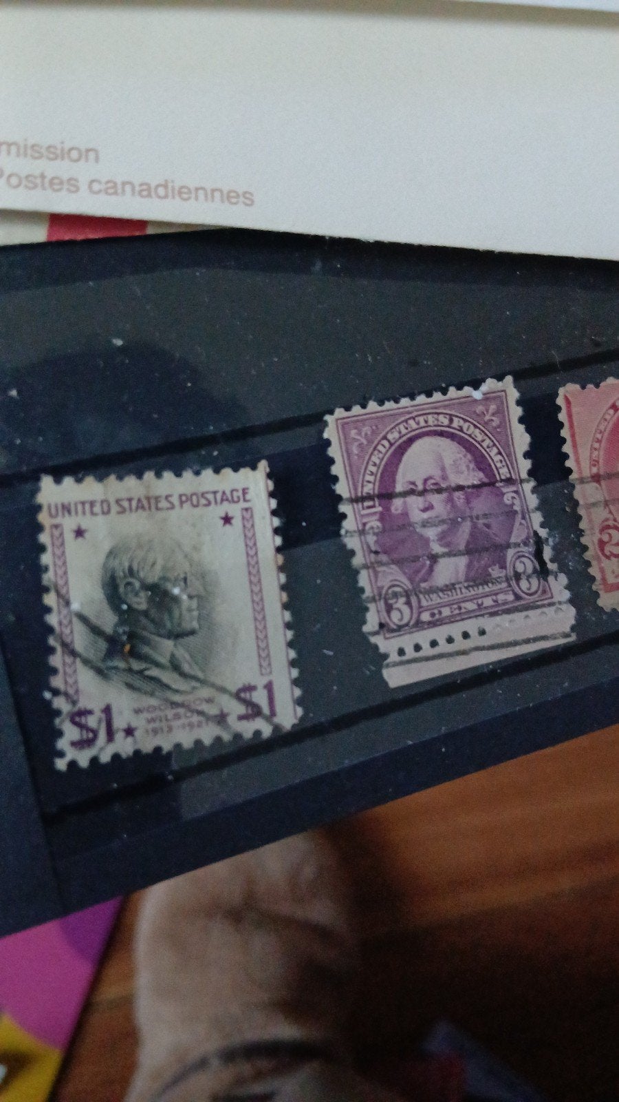 Amerikaanse postzegels: Woodrow Wilson en George Washington, Ophalen of Verzenden