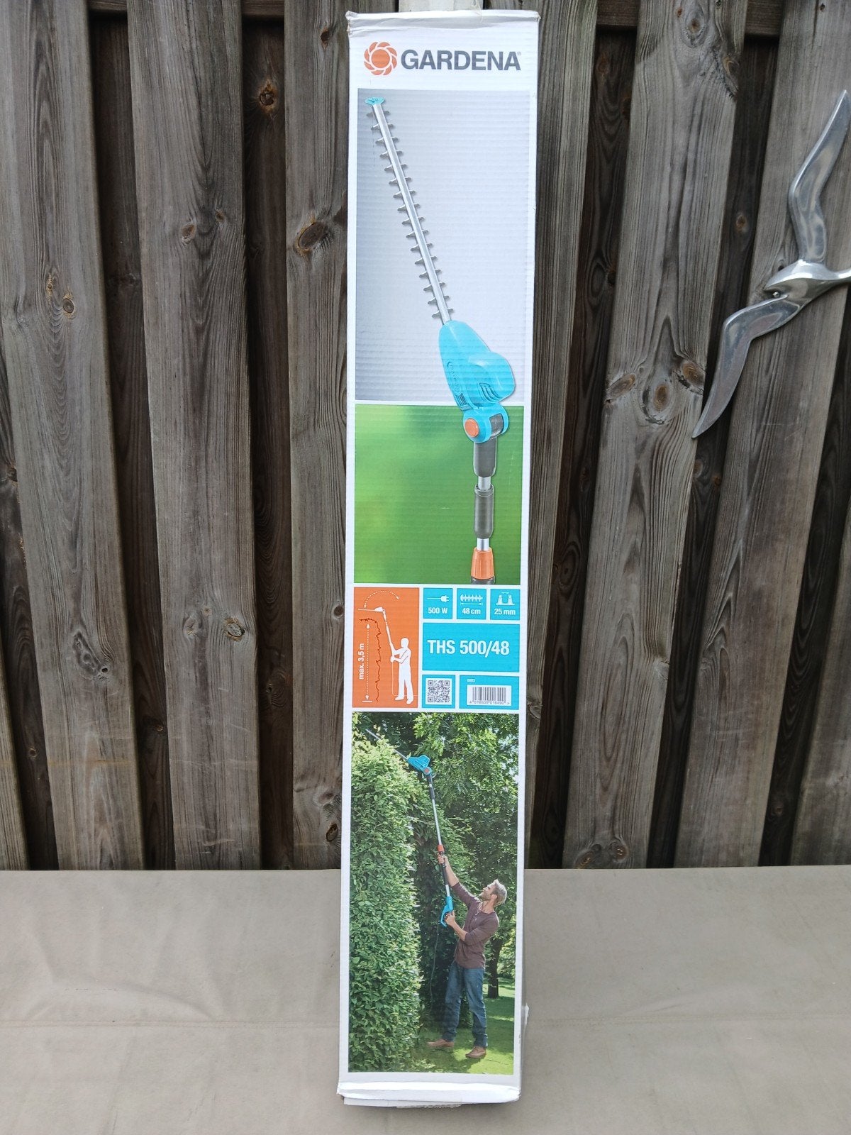 Gardena Telescopische Heggenschaar THS 500/48, Tuin en Terras, Ophalen, Zo goed als nieuw, Elektrisch, Gardena