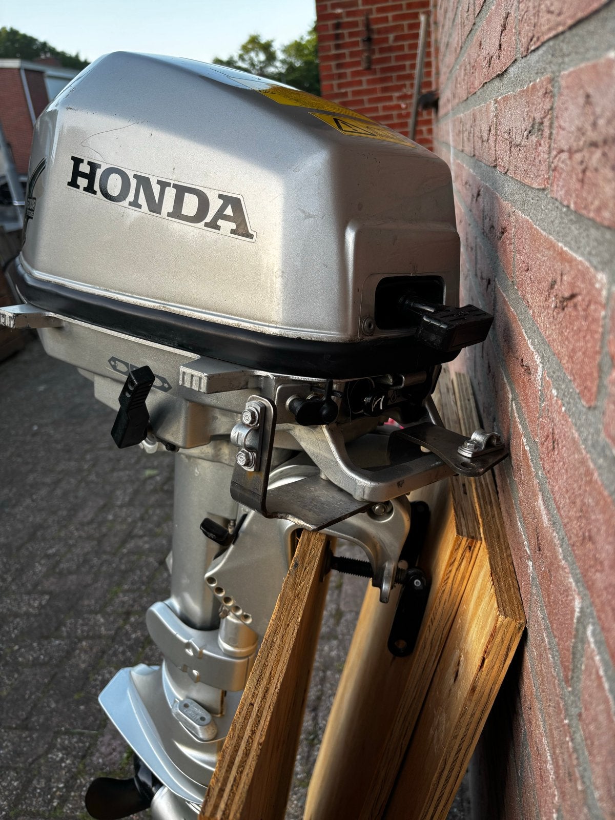 Honda 5 PK buitenboordmotor - Four Stroke, Watersport en Boten, Buiten- en Binnenboordmotoren, Gebruikt, Benzine, Buitenboordmotor
