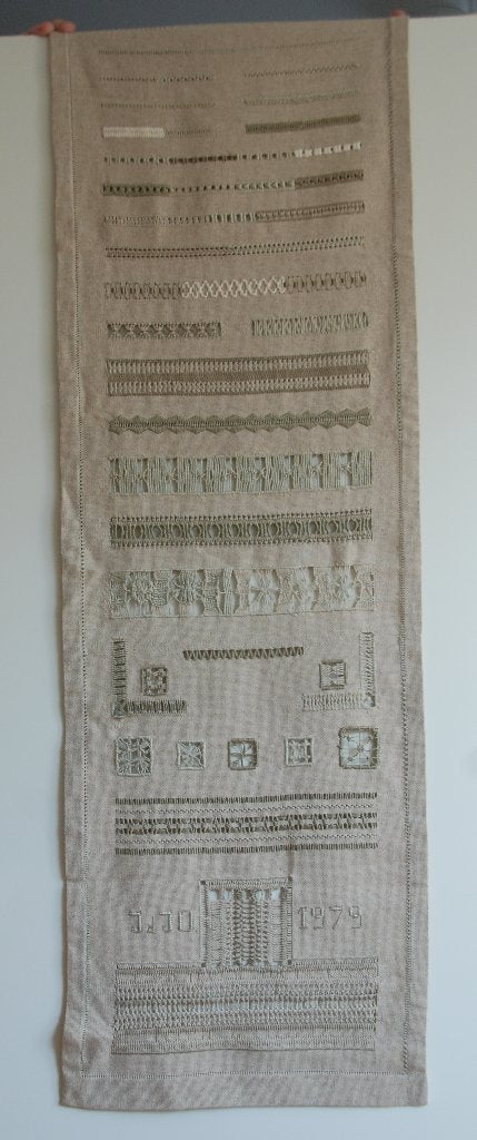Mooie borduur lap met hardanger techniek borduren, Verzenden, Handborduren, Overige typen