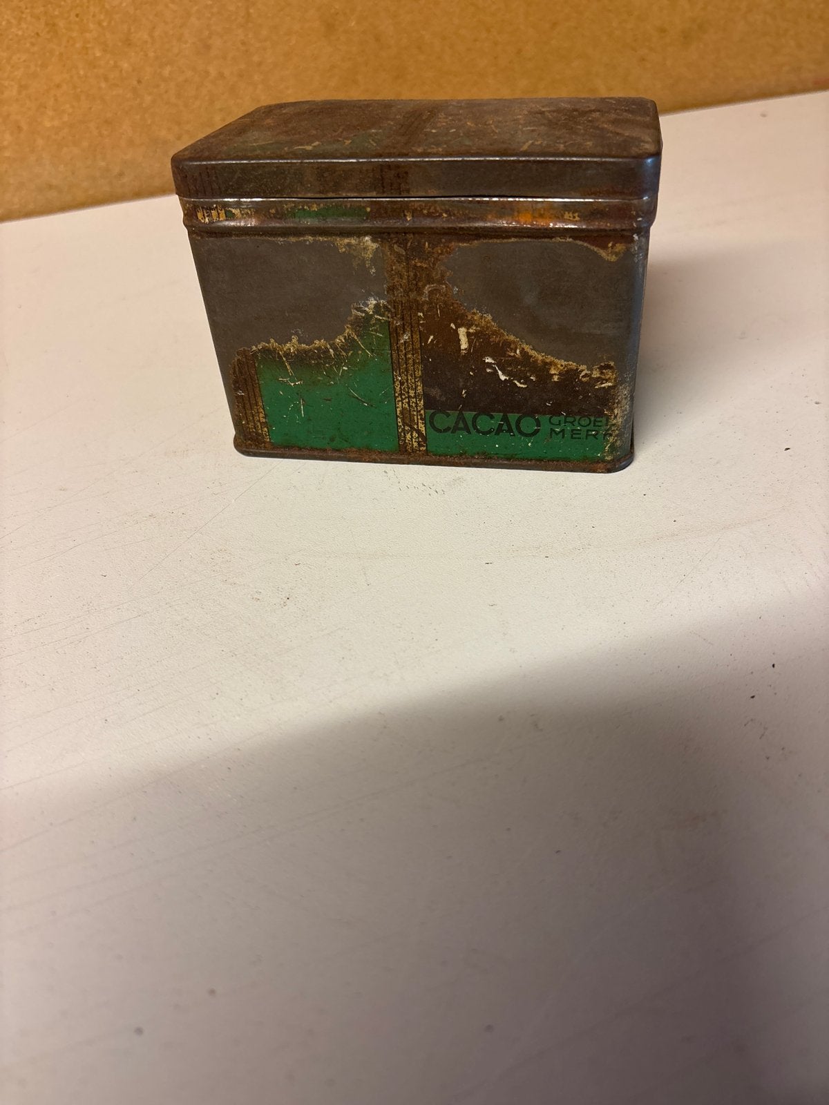 Vintage De Gruyter Cacao Blik - Antiek Verzamelobject, Verzamelen, Ophalen of Verzenden, Gebruikt, Overige, Overige merken