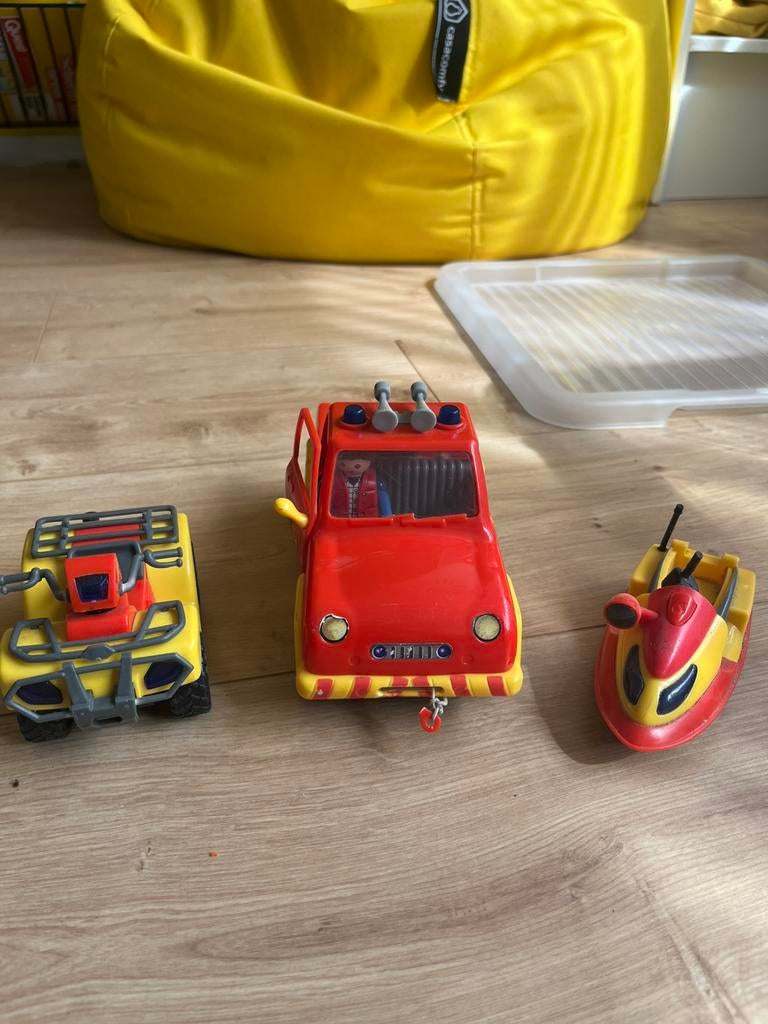 BRANDWEERMAN SAM voertuigen, Ophalen, Gebruikt