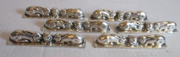 art deco figuratieve messenleggers konijn olifant...6, Verzenden