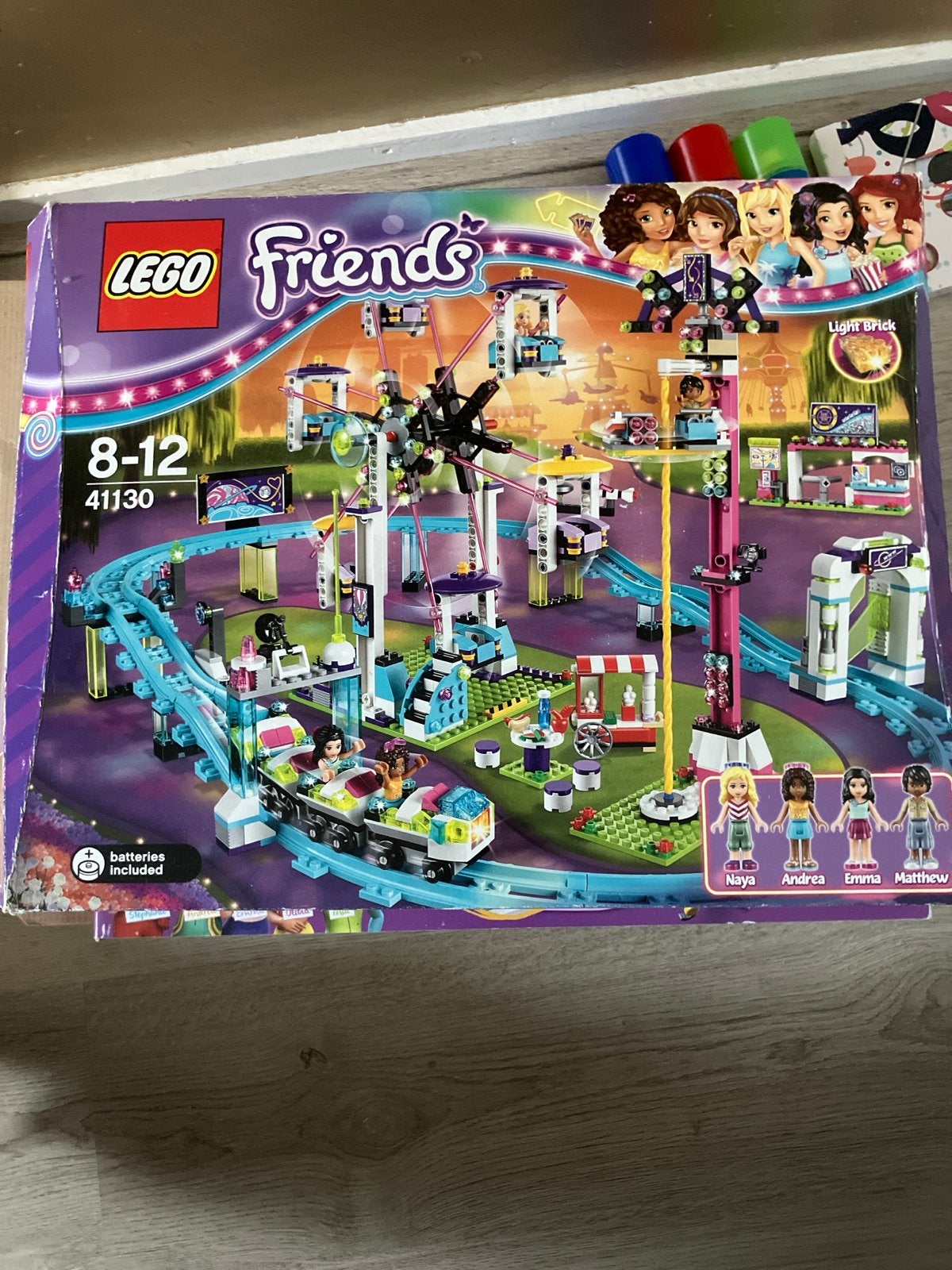 Lego Friends 41130 Pretpark Achtbaan - Compleet met poppetje, Kinderen en Baby's, Speelgoed | Bouwstenen, Ophalen of Verzenden