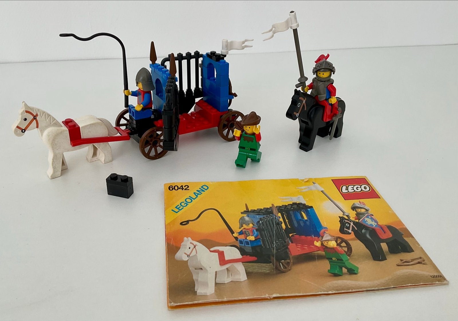 LEGO 6042 Koets met paard en ridders (Dungeon Hunters), Ophalen, Gebruikt, Lego, Compleet