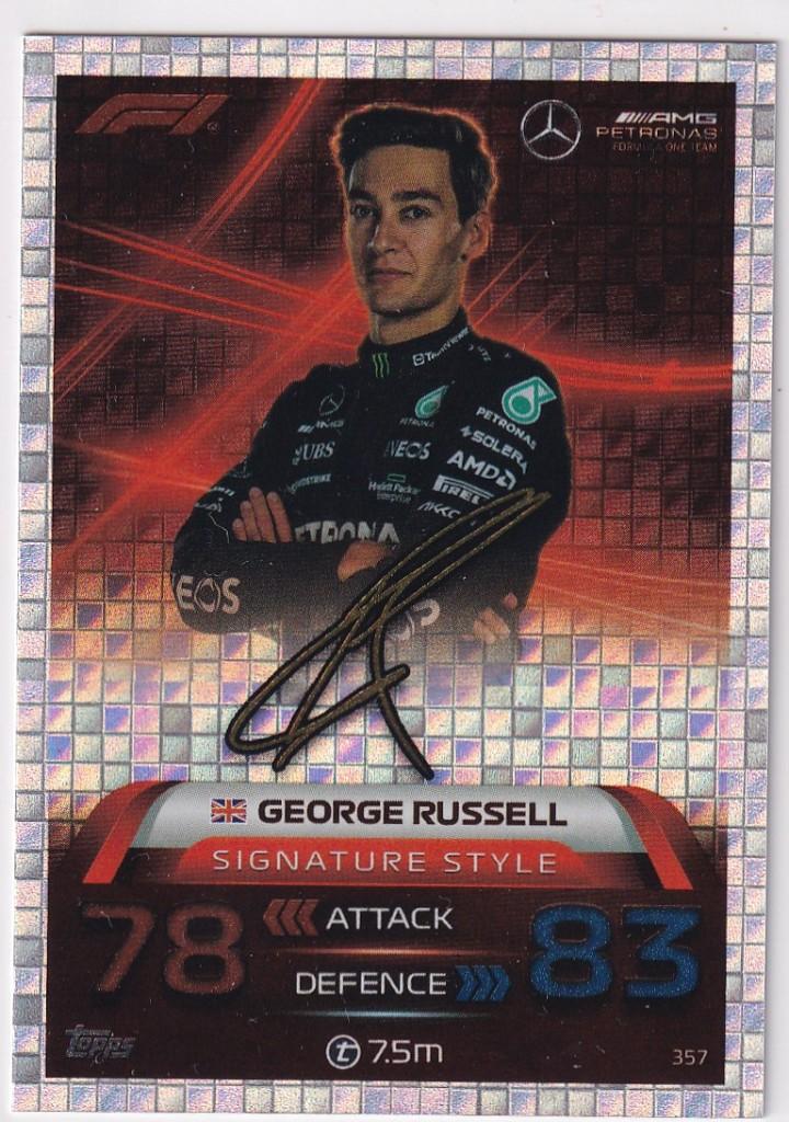 George Russell Signature Style Parallel #357, Verzenden, Nieuw, Formule 1