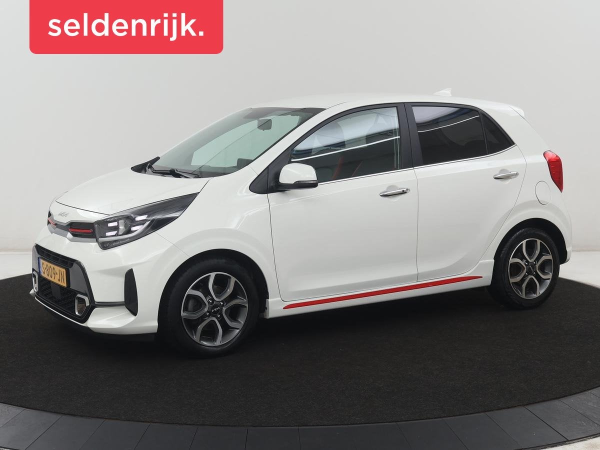 Kia Picanto 1.0 DPi GT-Line | Leder | Camera | Cruise contro, Auto's, Voorwielaandrijving, Gebruikt, Euro 6, 4 stoelen