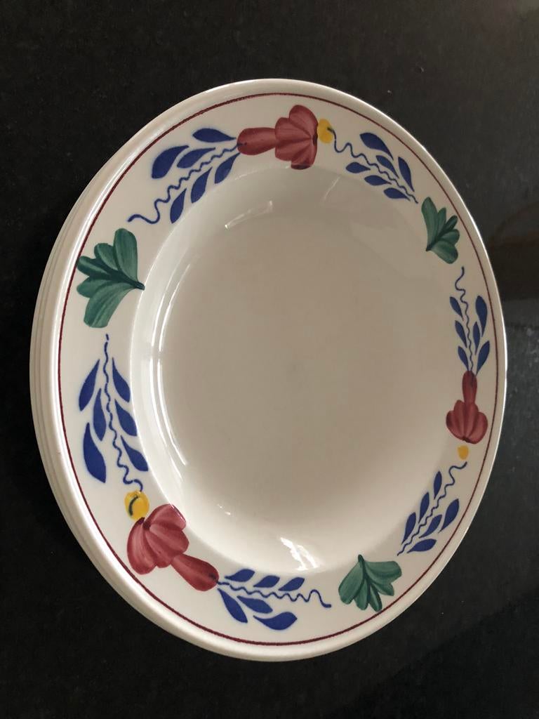 Diepe borden, Keramiek, Ophalen of Verzenden, Zo goed als nieuw, Bord(en)
