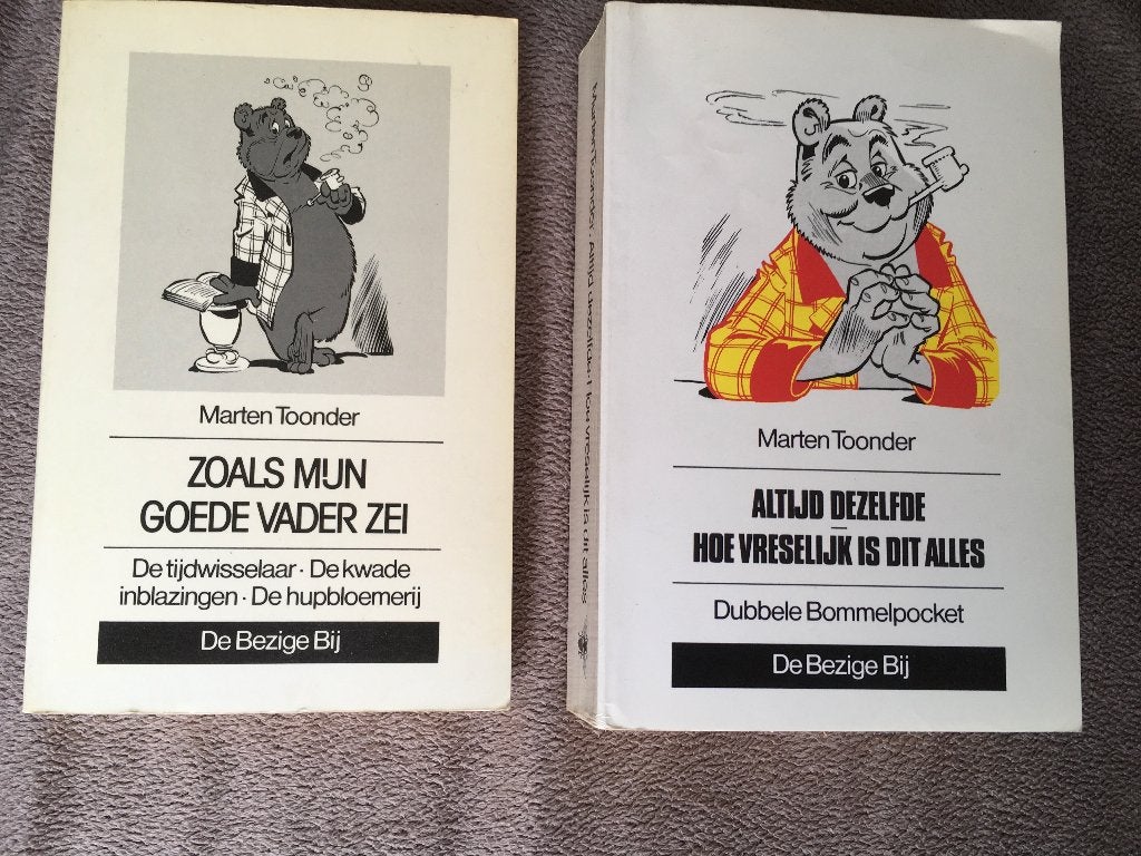 Marten Toonder: 2 stripboeken, Ophalen of Verzenden, Meerdere stripboeken, Maarten Toonder, Zo goed als nieuw