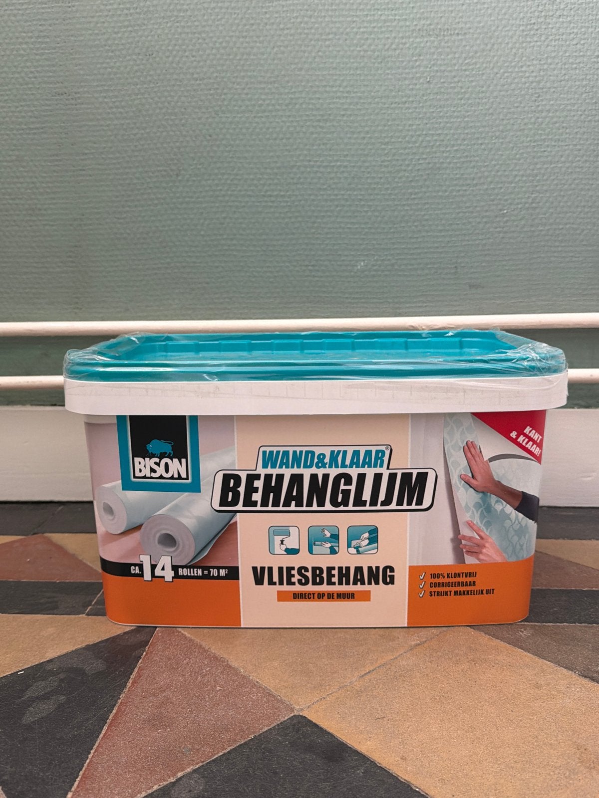 Bison Wand & Klaar Behanglijm voor Vliesbehang, Overige kleuren, 5 tot 10 liter, Nieuw, Beits