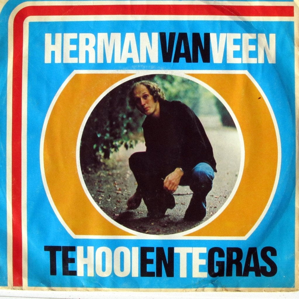1976	Herman van Veen	Te Hooi En Te Gras, Fotohoes, 7 inch, Ophalen of Verzenden, Zo goed als nieuw