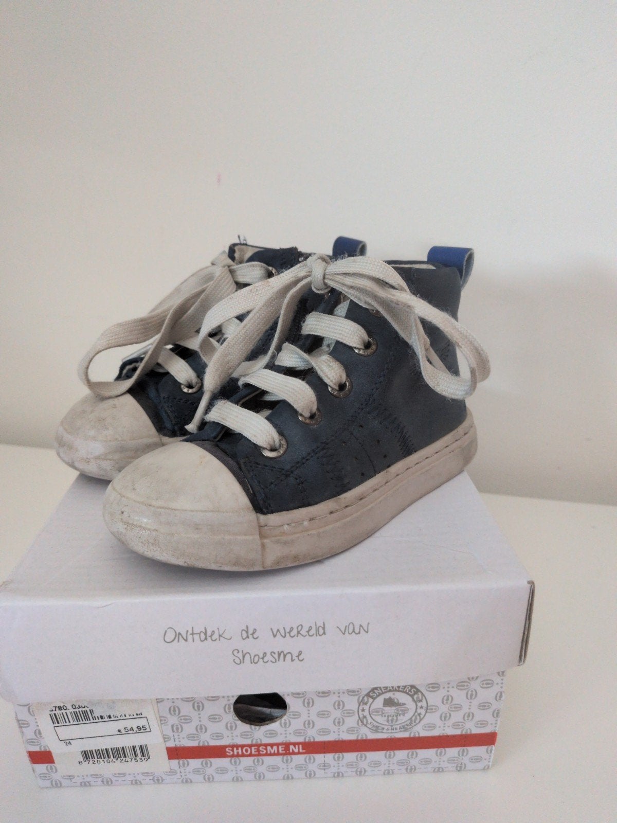 Donkerblauwe Shoesme maat 24, Kinderen en Baby's, Babykleding | Schoentjes en Sokjes, Ophalen of Verzenden, Shoesme, Jongetje