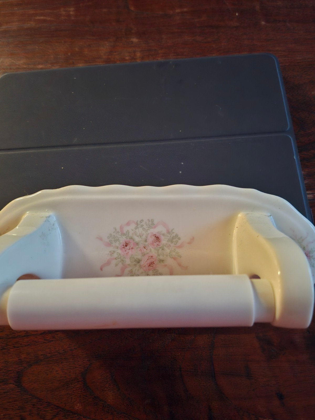 Vintage wc rol houder, Ophalen of Verzenden