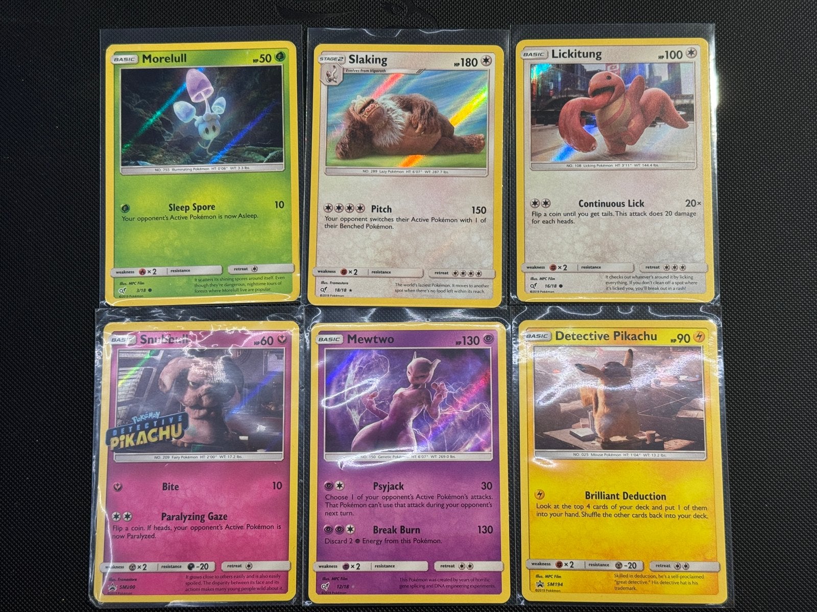 Setje detective pikachu kaarten, Ophalen of Verzenden, Meerdere kaarten