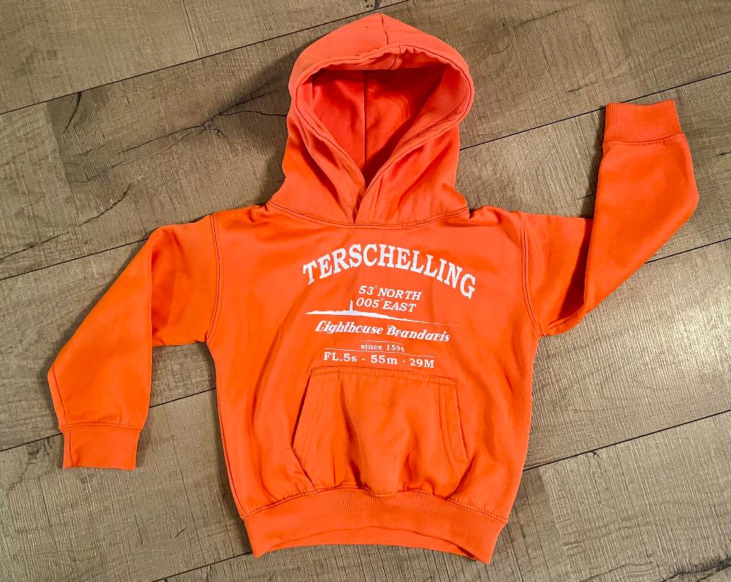 2x Terschelling hoodie kind (mt XS = 3/4jr - mt S = 5/6jr), Ophalen of Verzenden, Gebruikt, Jongen of Meisje, Trui of Vest
