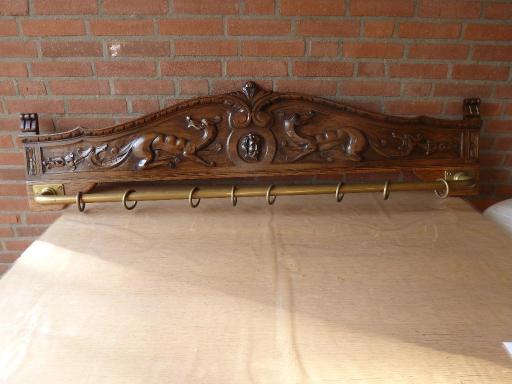 Kapstok antiek, Huis en Inrichting, Gebruikt, Minder dan 100 cm, Hout, Ophalen