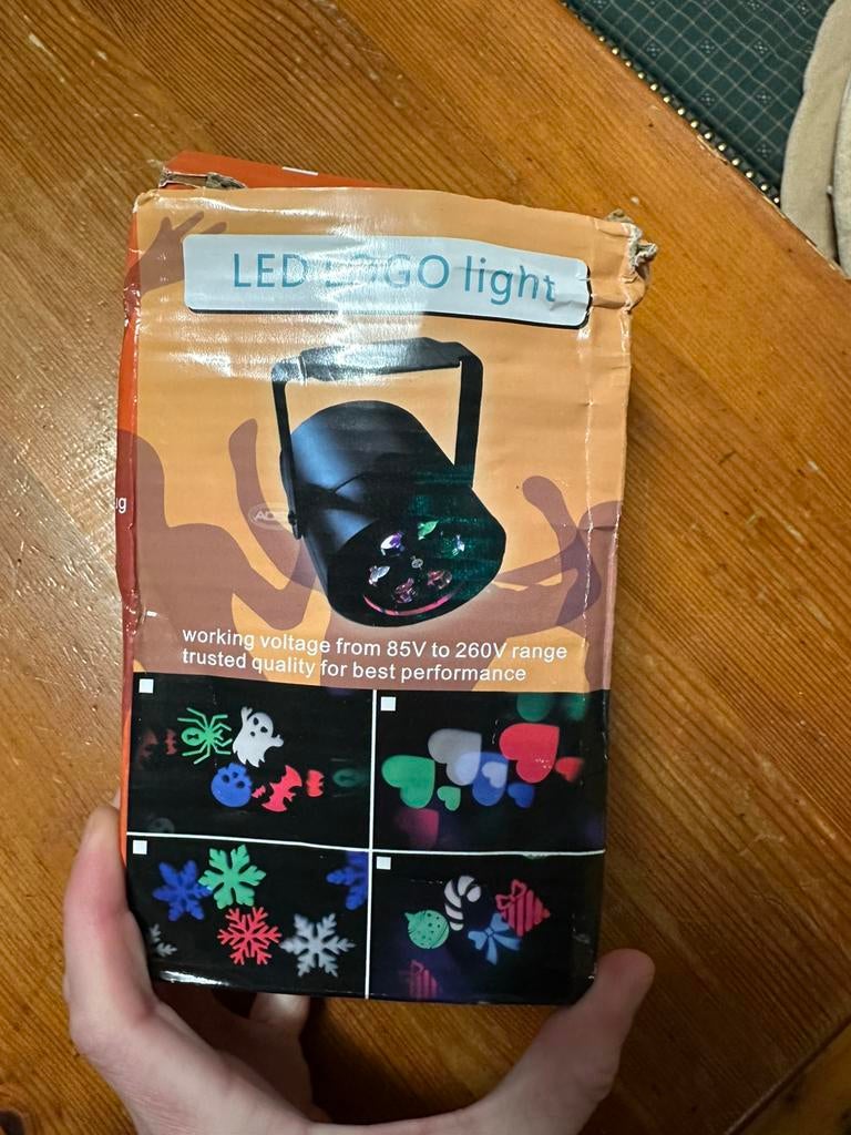 Discolamp met figuurtjes, Ophalen of Verzenden, Zo goed als nieuw