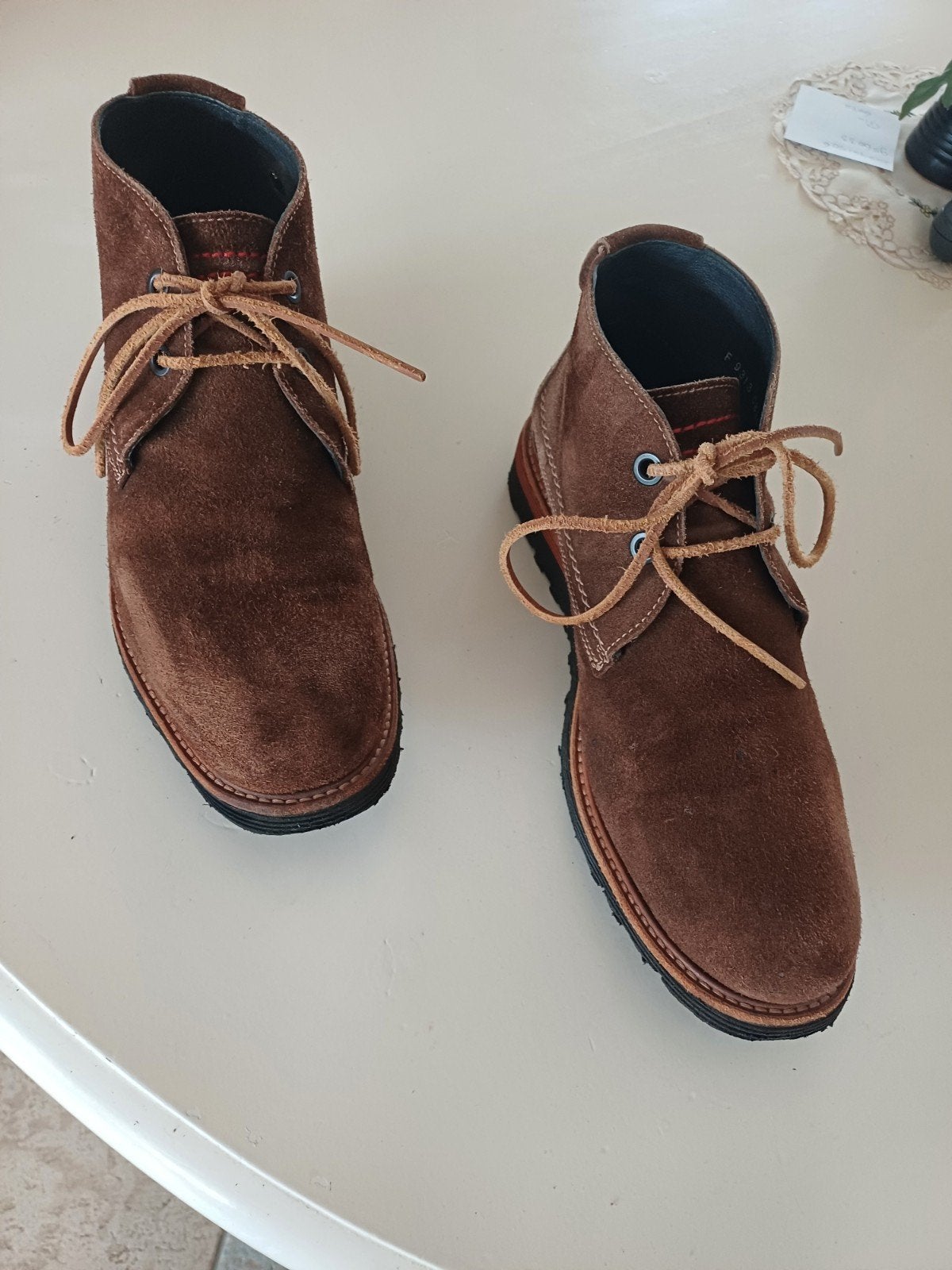 Wolky Cloud 9 , lederen boots veterschoenen, maat 43 ., Bruin, Boots, Zo goed als nieuw, Cloud 9 Wolky