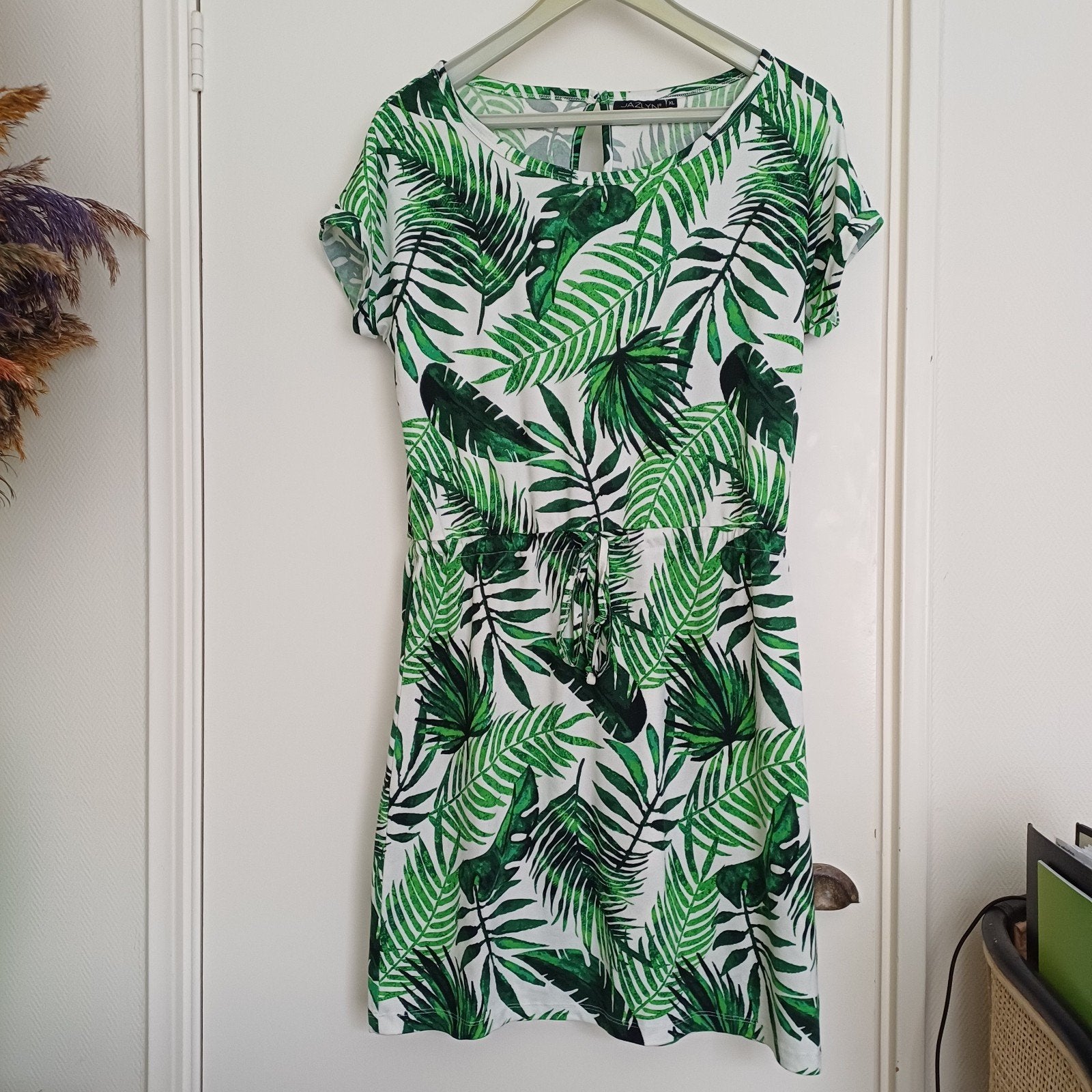 Jazlyn jurkje maat XL met tropische print, Jazlyn, Maat 46/48 (XL) of groter, Ophalen of Verzenden, Knielengte