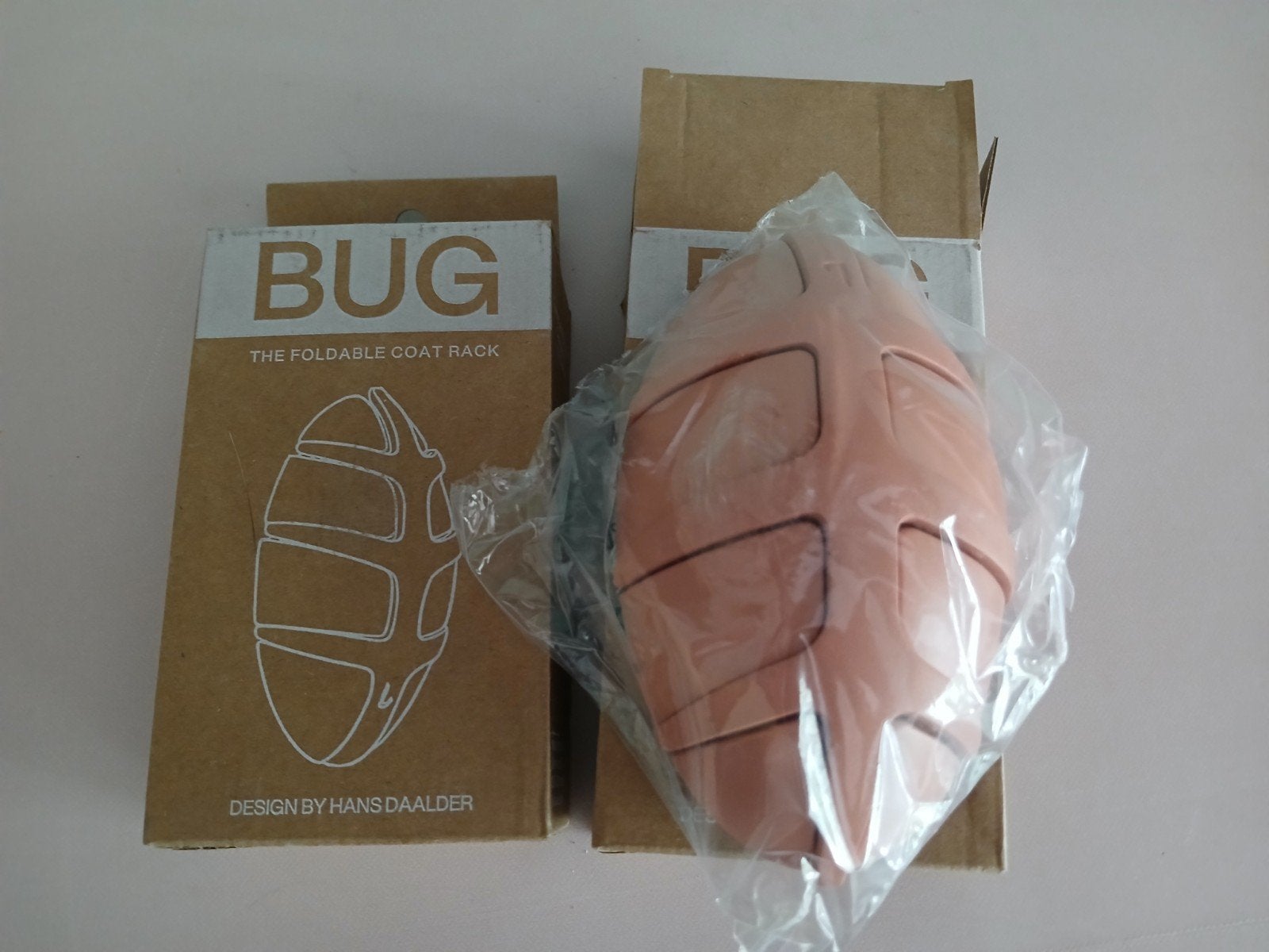 Wandhaak Bug van Spinder Design - terra, Ophalen of Verzenden, Nieuw, Minder dan 100 cm