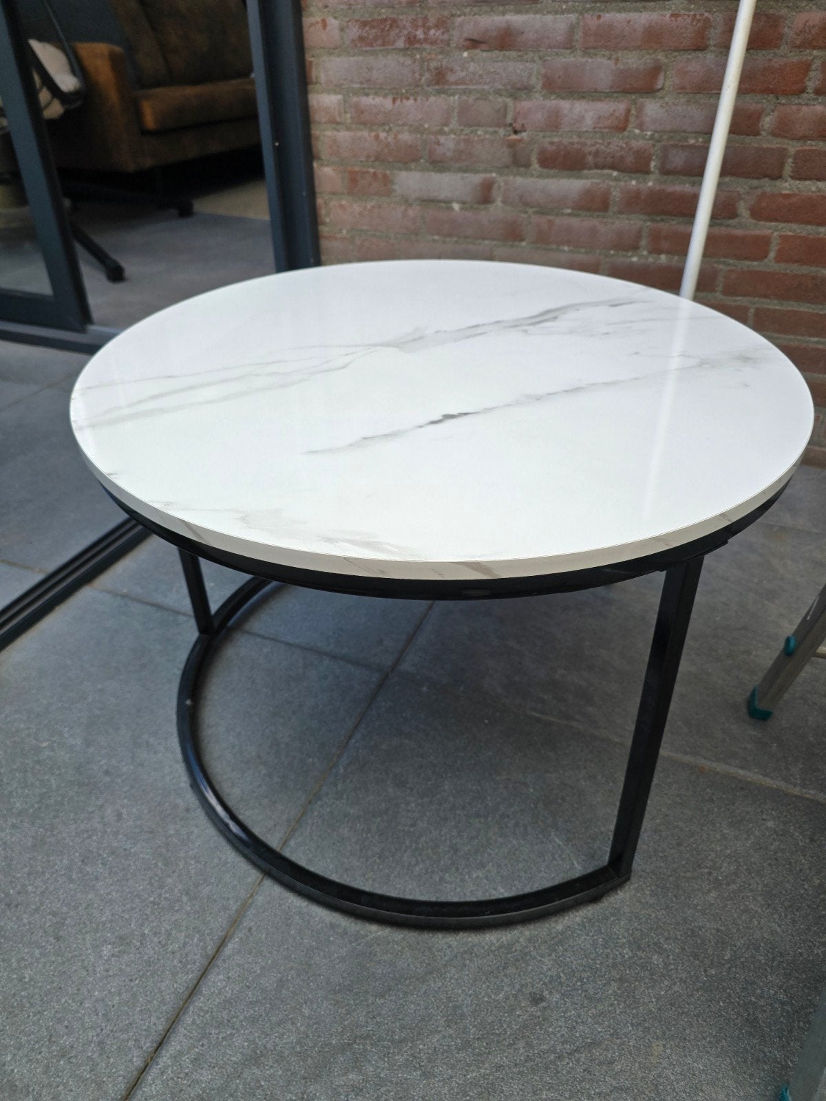 ronde tafel diameter 70 cm en 45 hoog, Ophalen, 50 tot 100 cm, Trendy, design, Rond