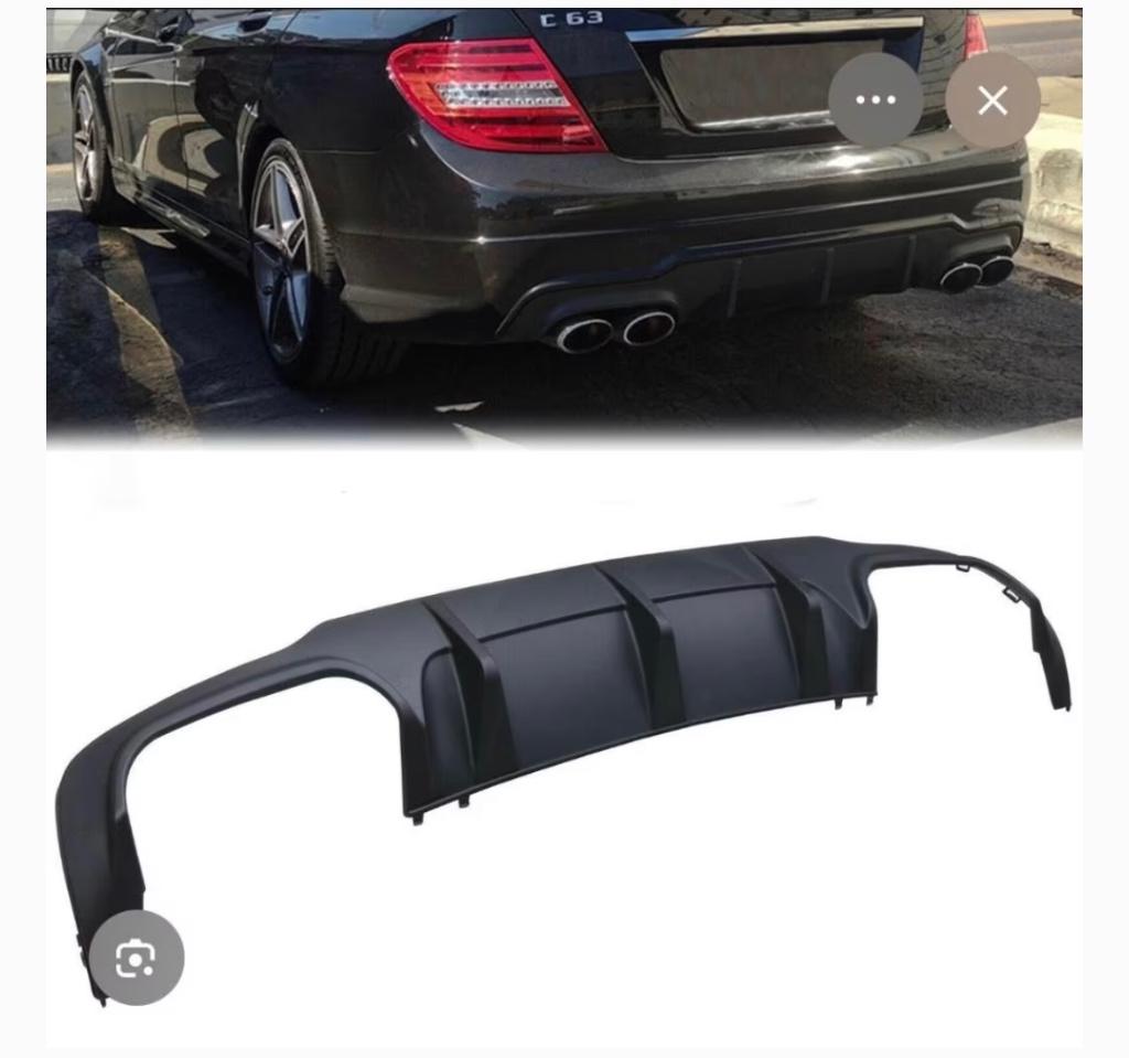 Mercedes W204/c63 diffuser Te koop, Mercedes-Benz, Nieuw, Ophalen of Verzenden, Achter
