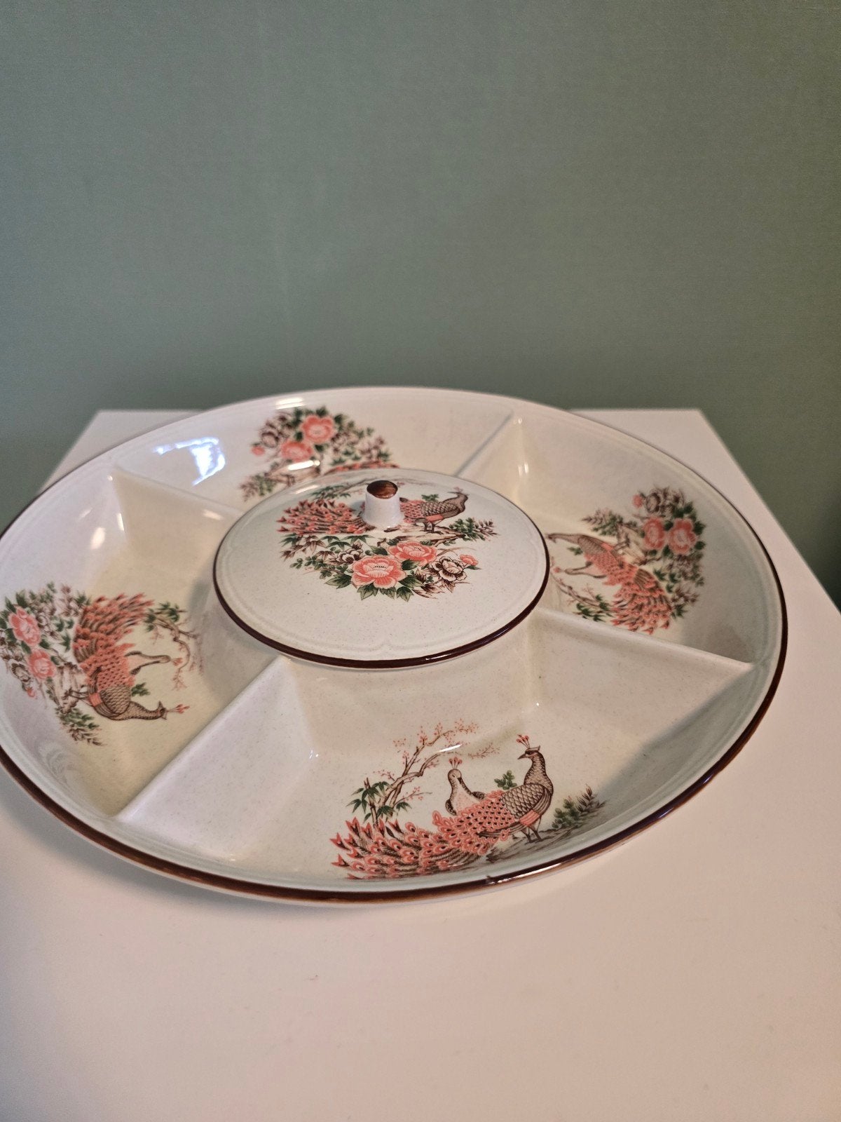 Vintage serveerschaal, Ophalen, Keramiek, Overige stijlen, Schaal of Schalen