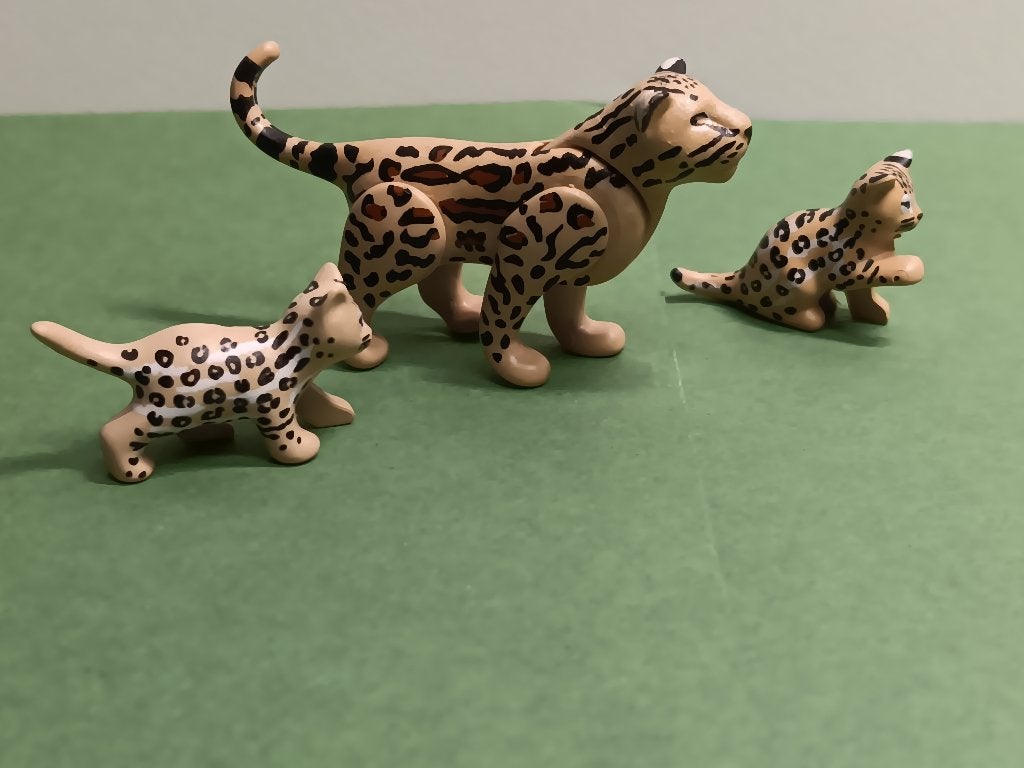 Playmobil Dieren OCELOT PARDEL kat Onderdelen., Verzenden, Zo goed als nieuw, Complete set