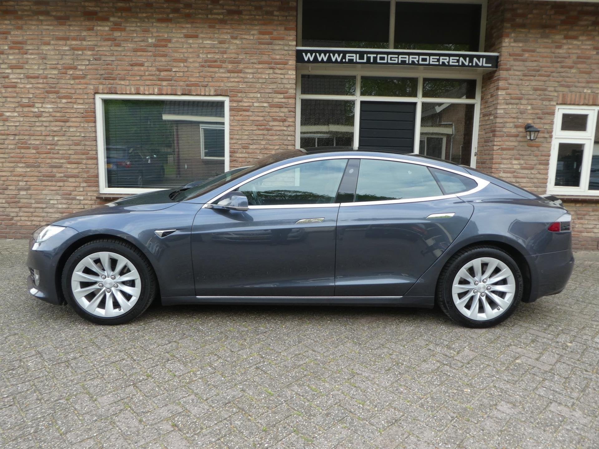 Tesla Model S 75D Base Panoramadak inclusief BTW, Auto's, Dealer onderhouden, Gebruikt, Leder en Stof, Origineel Nederlands