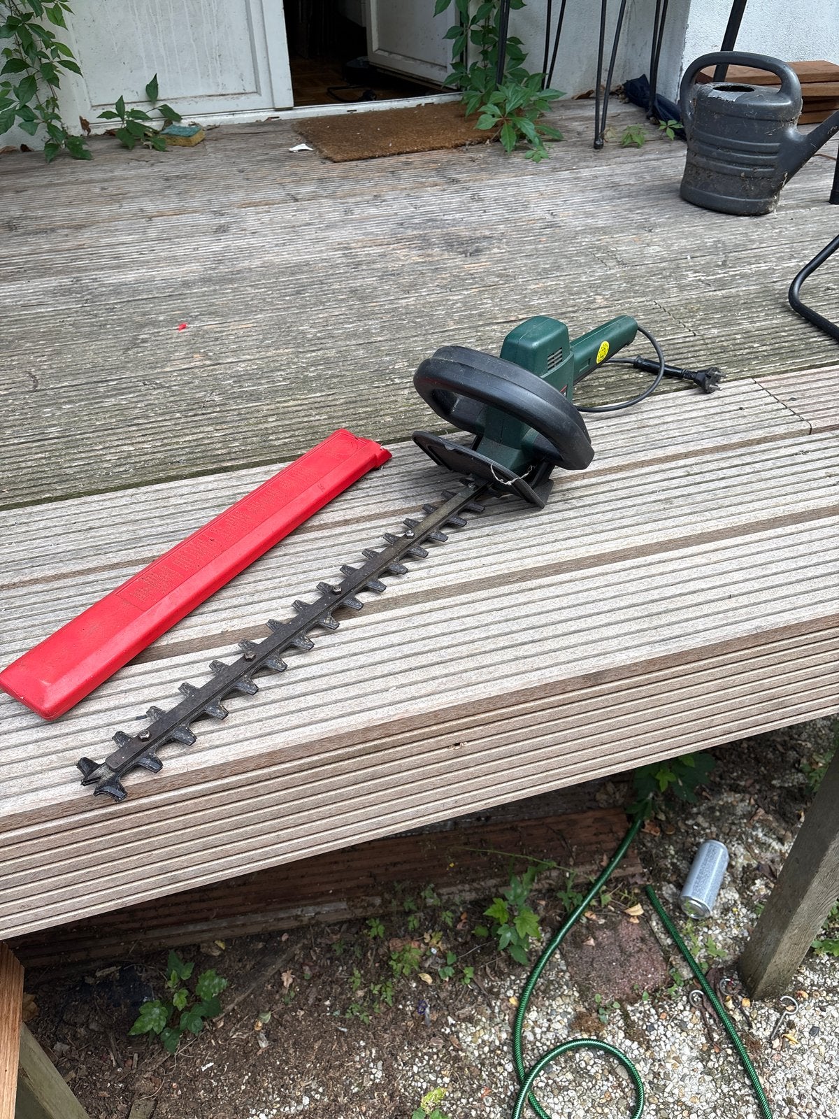 Metabo heggenschaar - Elektrisch, Tuin en Terras, Heggenscharen, Ophalen, Zo goed als nieuw, Elektrisch