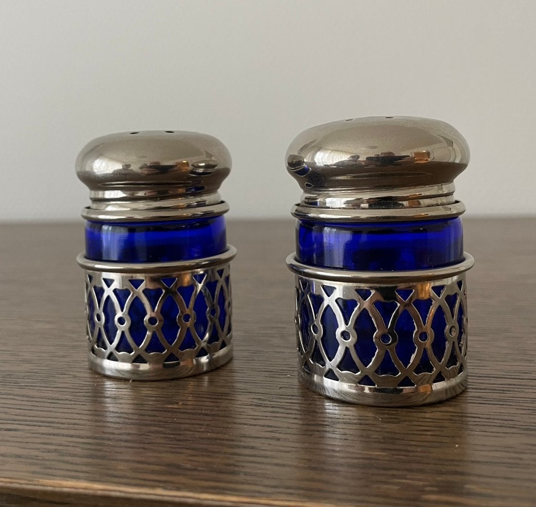 Vintage peper en zout stel, Ophalen of Verzenden