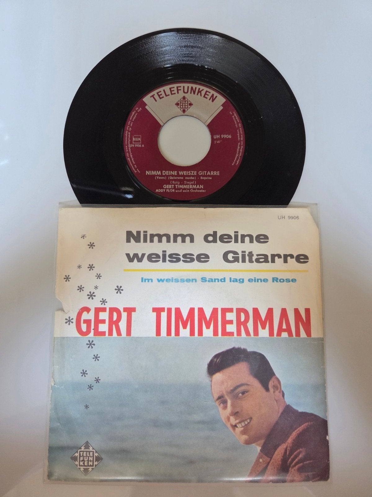 Gert Timmerman - Nimm deine weisse gitarre, Ophalen of Verzenden, Gebruikt, 7 inch, Nederlandstalig