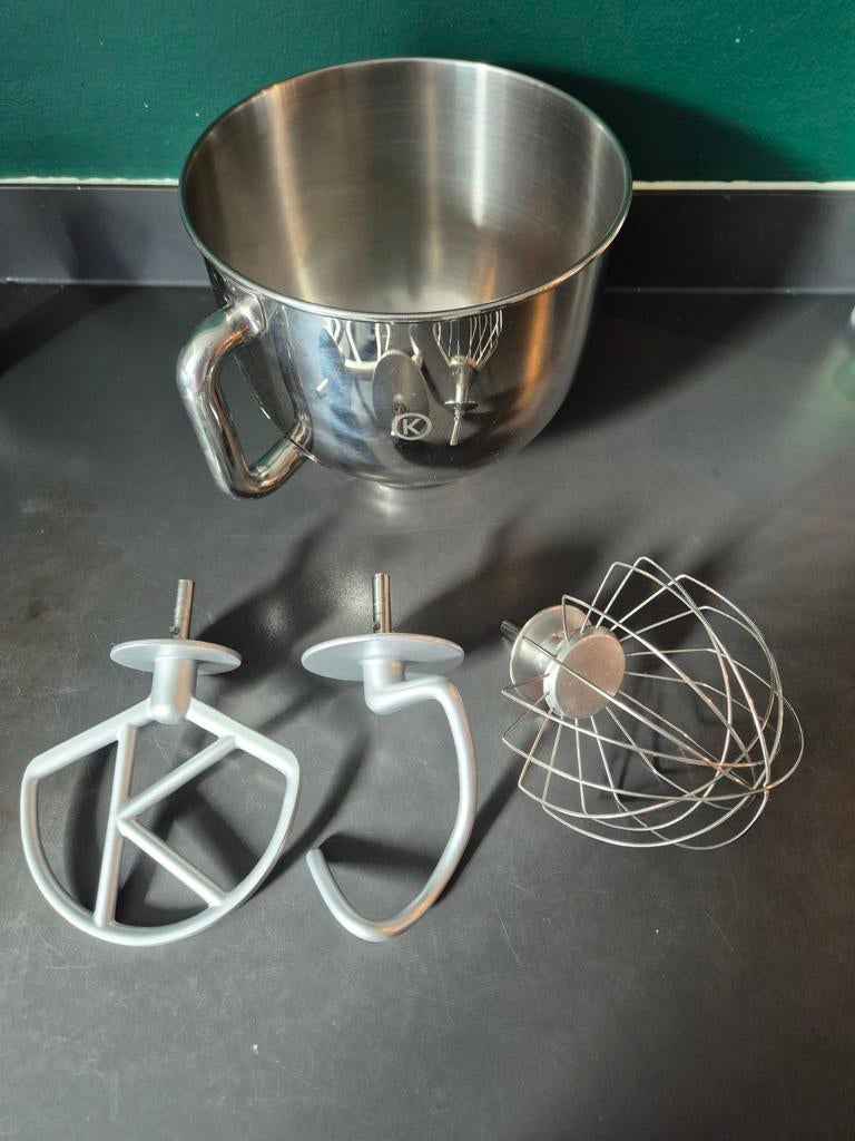 Kenwood kMix onderdelen: kom, garde, deeghaak en vlinder, Witgoed en Apparatuur, Keukenmixers, Ophalen of Verzenden