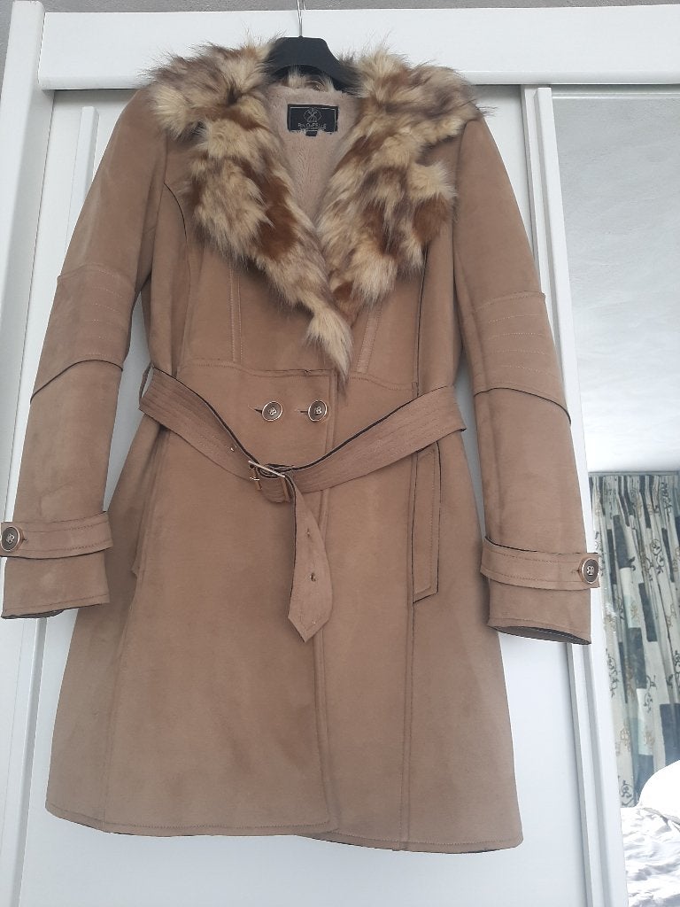 Winterjas, Beige, Rino&Pelle, Zo goed als nieuw, Ophalen