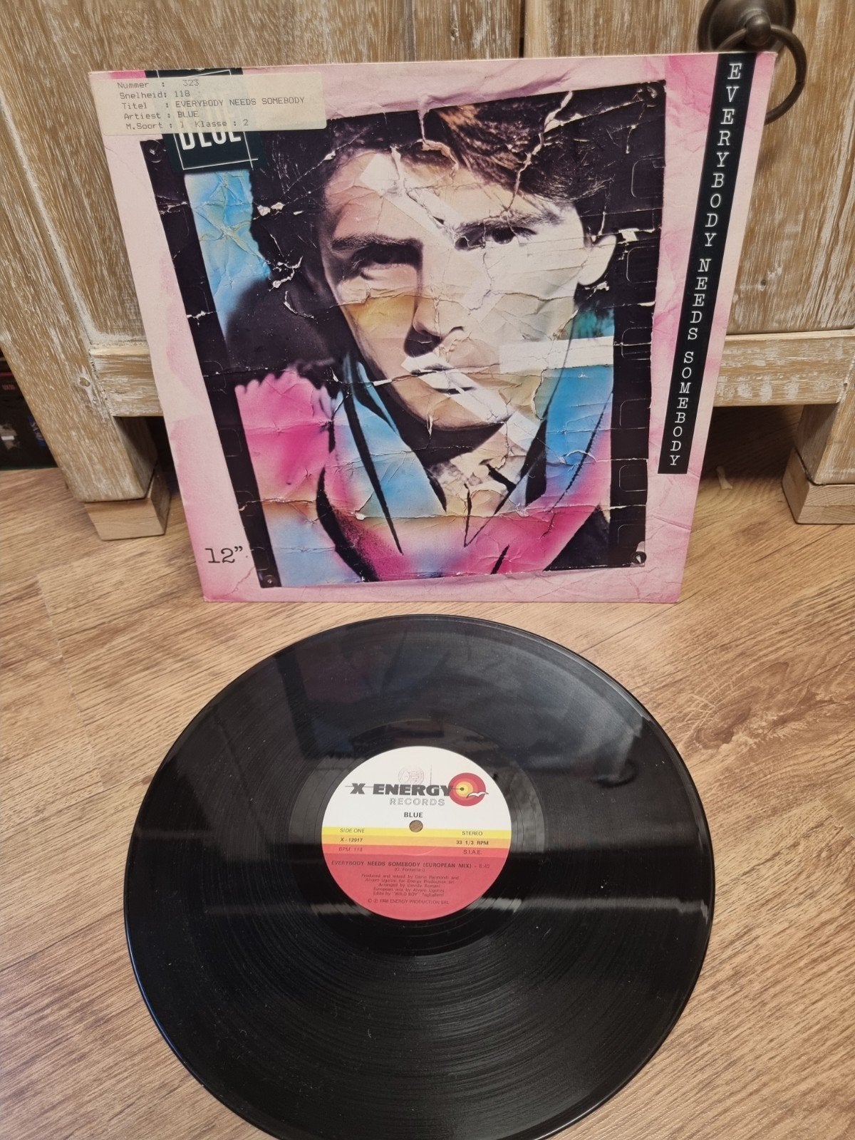 12"Blue – Everybody Needs Somebody, Cd's en Dvd's, Vinyl | Dance en House, Ophalen of Verzenden, Zo goed als nieuw, Overige formaten