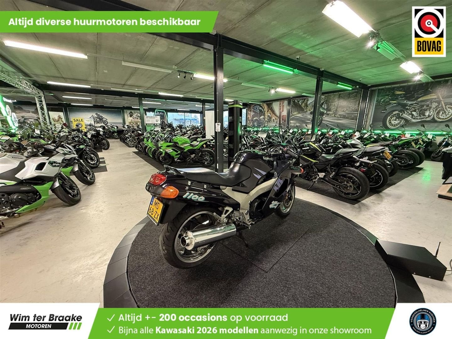 KAWASAKI ZZR 1100 (bj 1994), Motoren, Motoren | Kawasaki, 4 cilinders, Motorrijbewijs A, Bedrijf, Onbekend