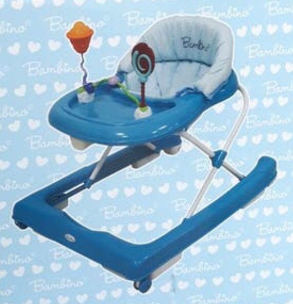 Bambino loopstoeltje verstelbaar (blauw) - in doos, Ophalen, Zo goed als nieuw, Jongen of Meisje