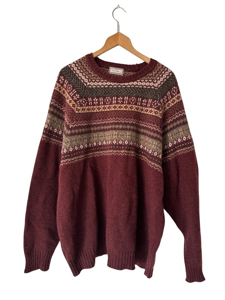 Thomas Burberry trui XL, Kleding | Heren, Bruin, Maat 56/58 (XL), Ophalen of Verzenden, Zo goed als nieuw