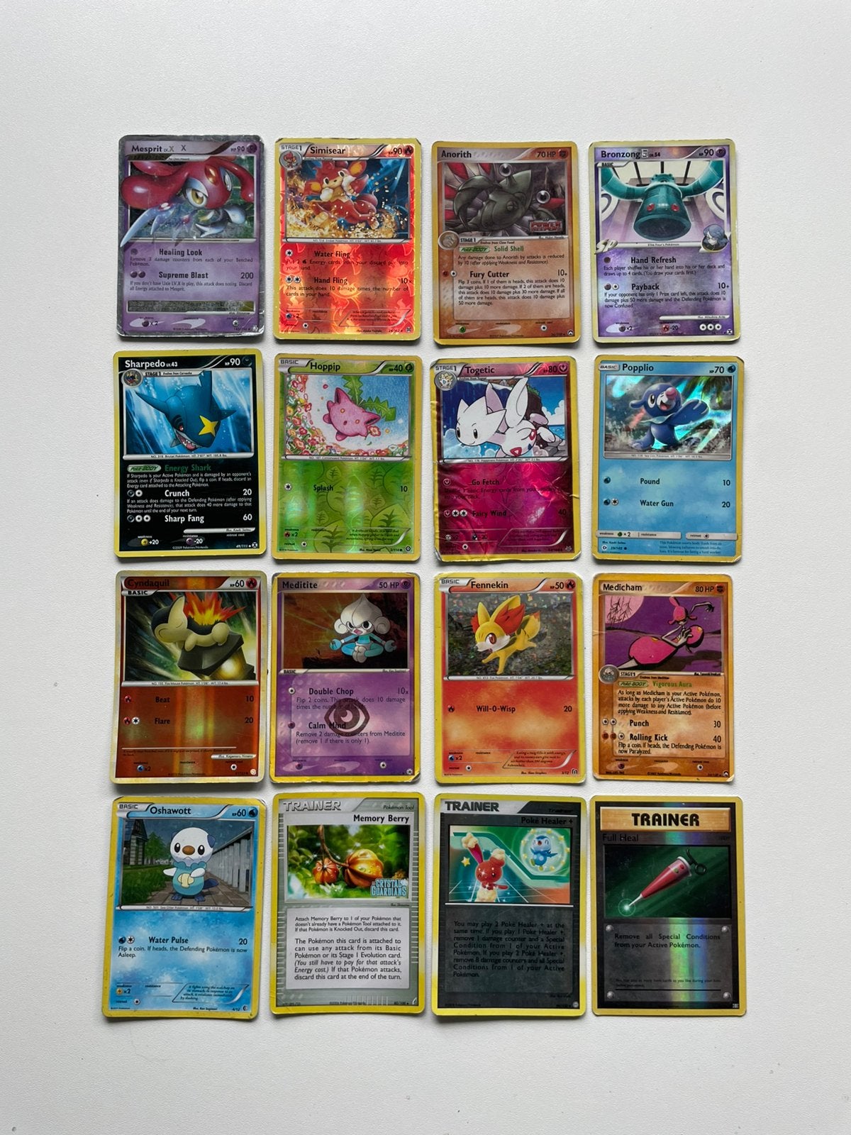 Pokémon Holo & Reverse Holo Lot | Milotic, Ponyta, Togetic, Ophalen of Verzenden, Zo goed als nieuw, Meerdere kaarten