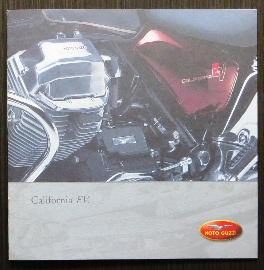 Folder Moto Guzzi California EV. - 1998 - 12 blz (Engels), Verzenden, Moto Guzzi