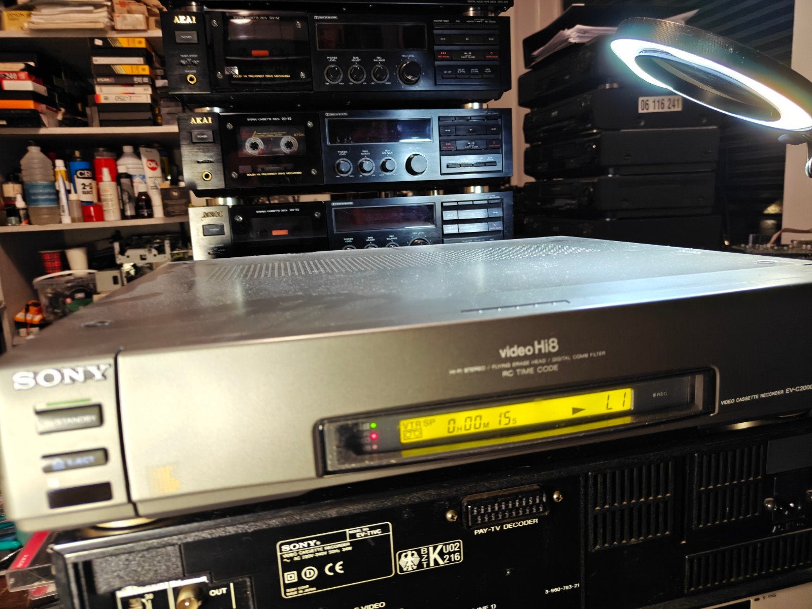 Sony EV-C2000E Hi8 Video8 videorecorder, Ophalen of Verzenden