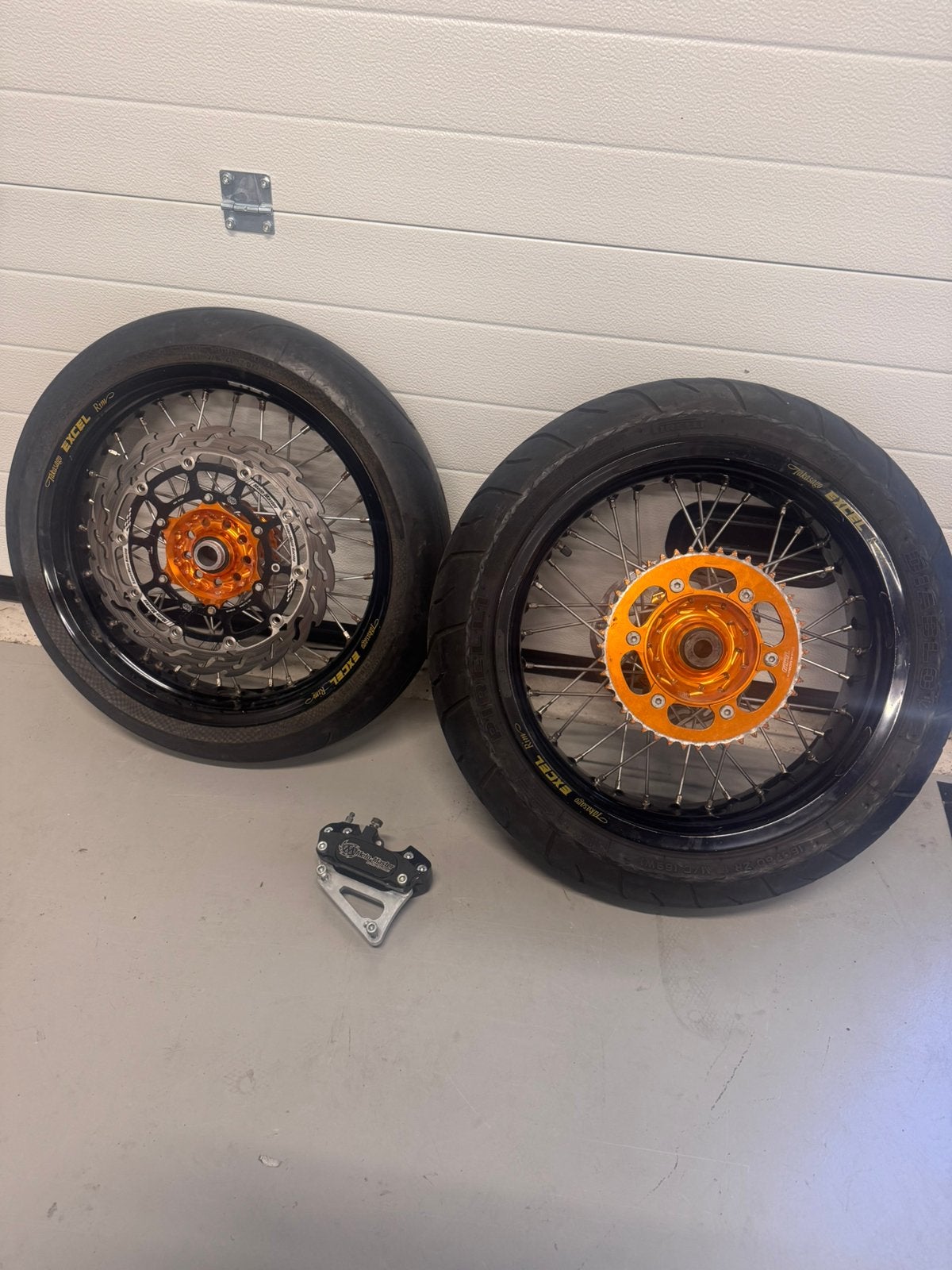 Supermoto excel wielen incl moto-master remklauw ktm exs, Motoren, Ophalen of Verzenden, Ktm, Ktm, Ktm
