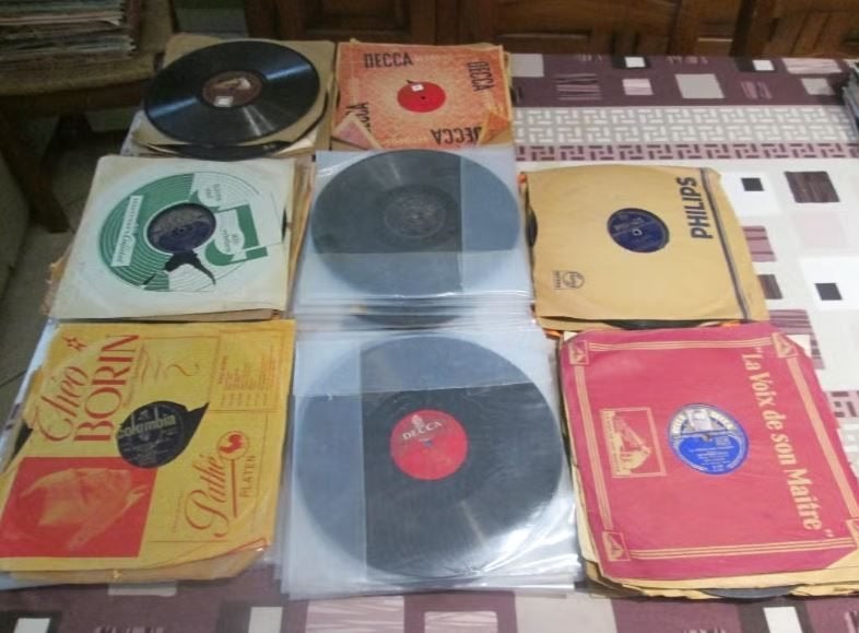 Grote Partij van 73 78-Toeren Platen - allerlei muziek, Ophalen of Verzenden, Zo goed als nieuw, Overige formaten
