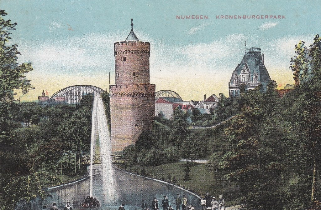 Nijmegen - Kronenburgerpark 1913, Verzenden, Voor 1920, Gelopen, Gelderland