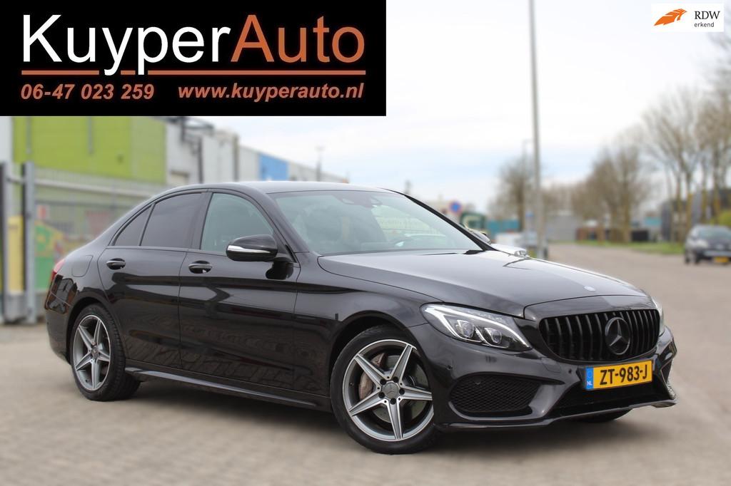Mercedes-Benz C-klasse 250 Prestige AMG PAKKET NETTE AUTOMAA, Auto's, Automaat, Euro 6, 4 cilinders, Zwart