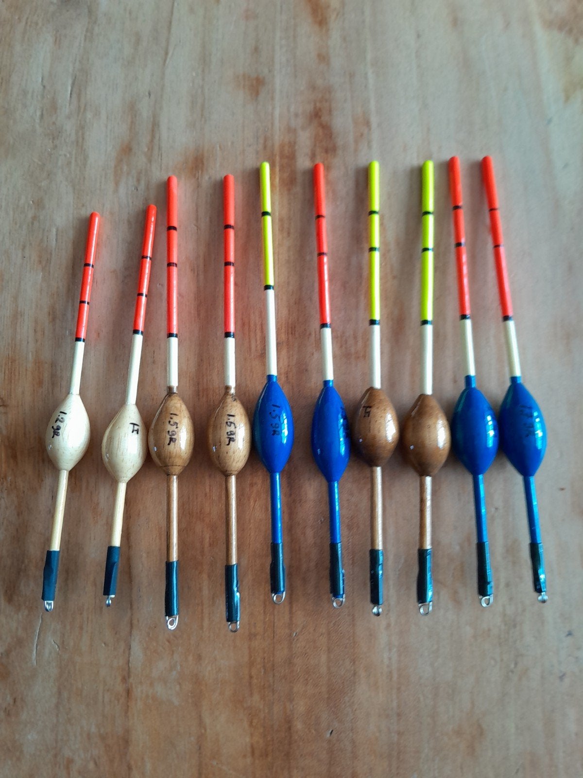 handgemaakte karper zeelt dobbers, Watersport en Boten, Ophalen of Verzenden, Nieuw, Dobber of Lood