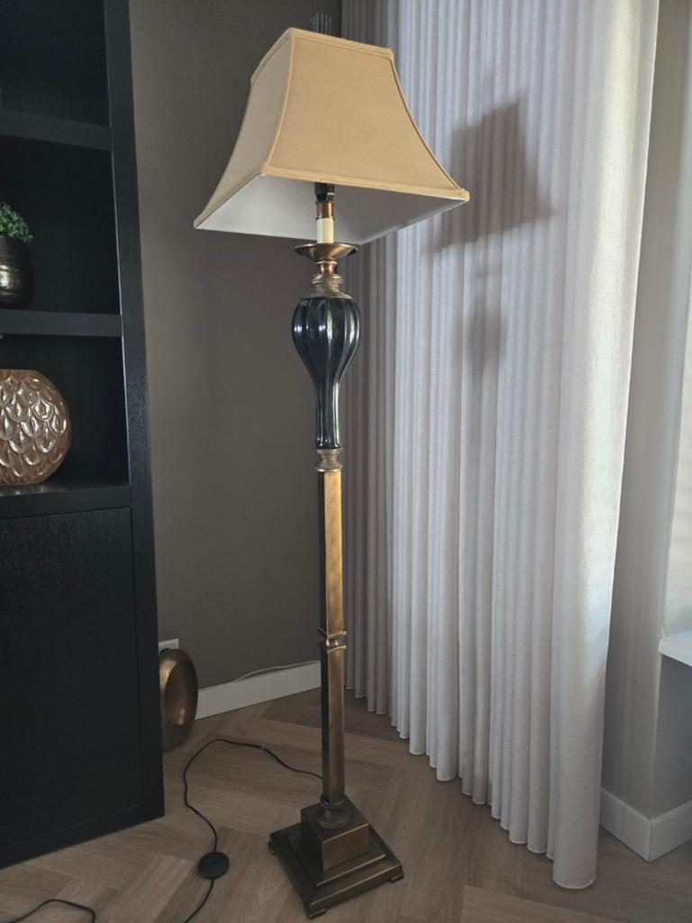 Staanlamp/vloerlamp, Vloerlamp, Ophalen of Verzenden, Zo goed als nieuw, Metaal